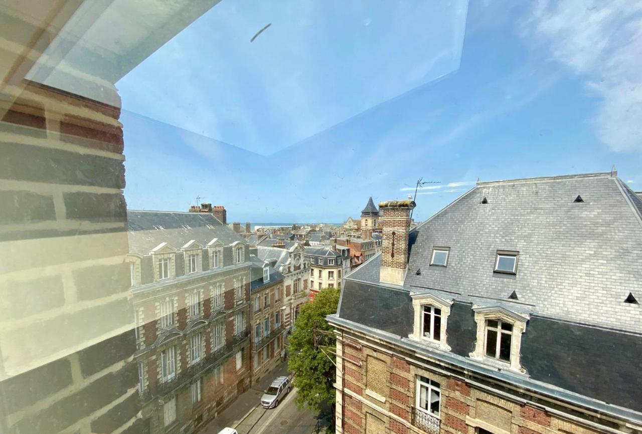 Appartamento L'Horizon Bleu - Vue Panoramique & Proche Plage - Espace & Confort Dieppe Esterno foto